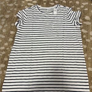 GAP Navy and White Striped Dress
